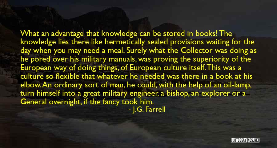 Advantage Of Quotes By J.G. Farrell