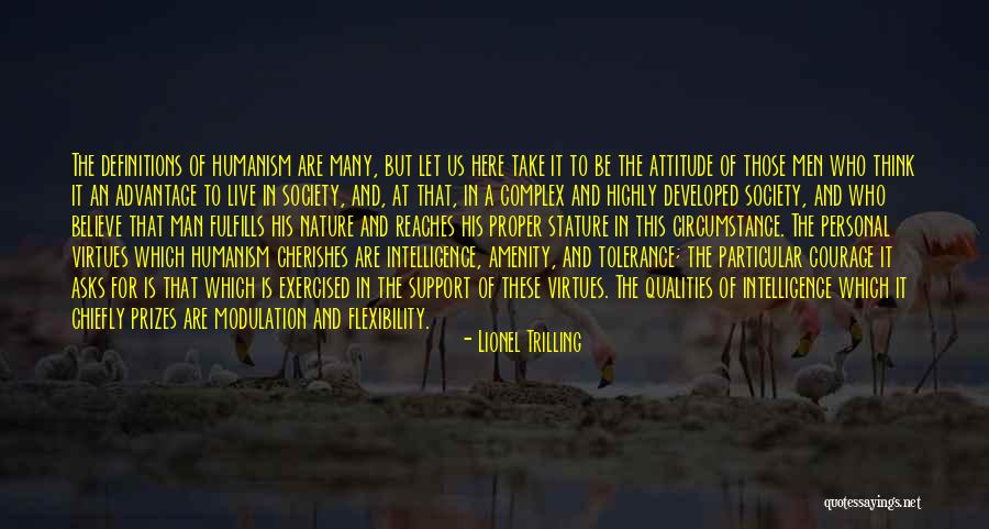 Advantage Of Quotes By Lionel Trilling