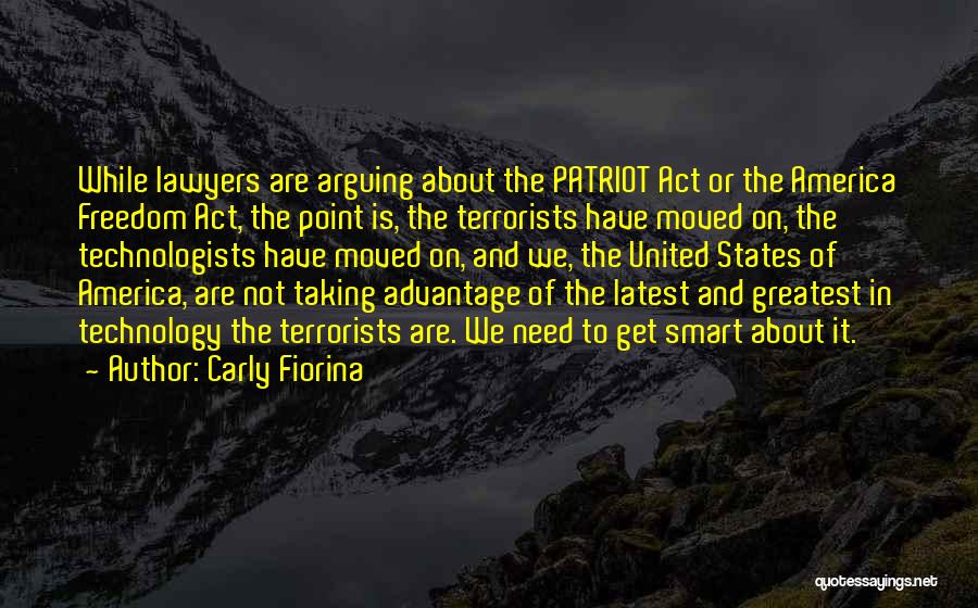 Advantage Of Technology Quotes By Carly Fiorina