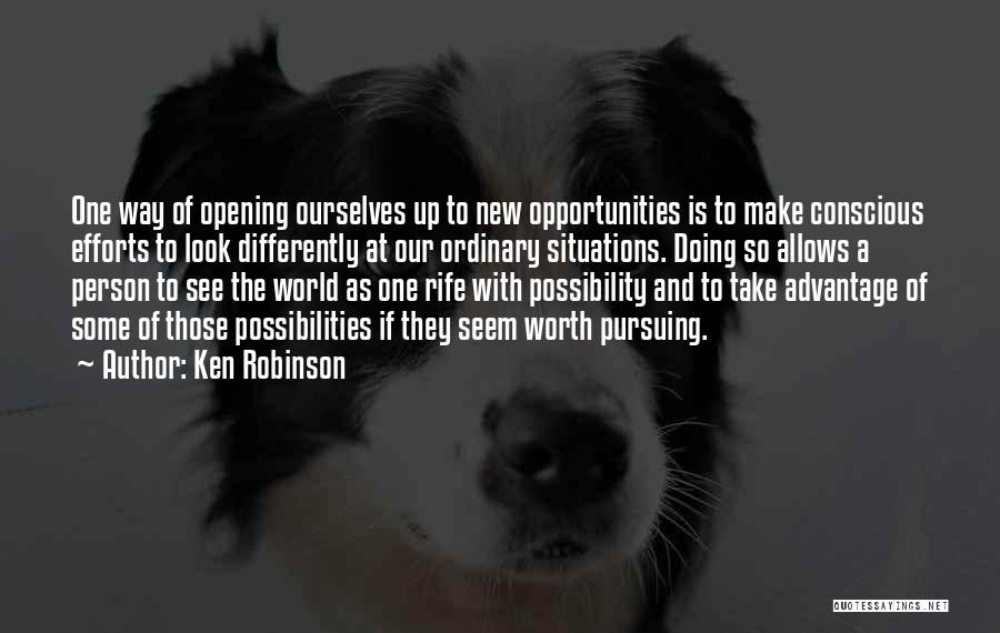 Advantage Person Quotes By Ken Robinson