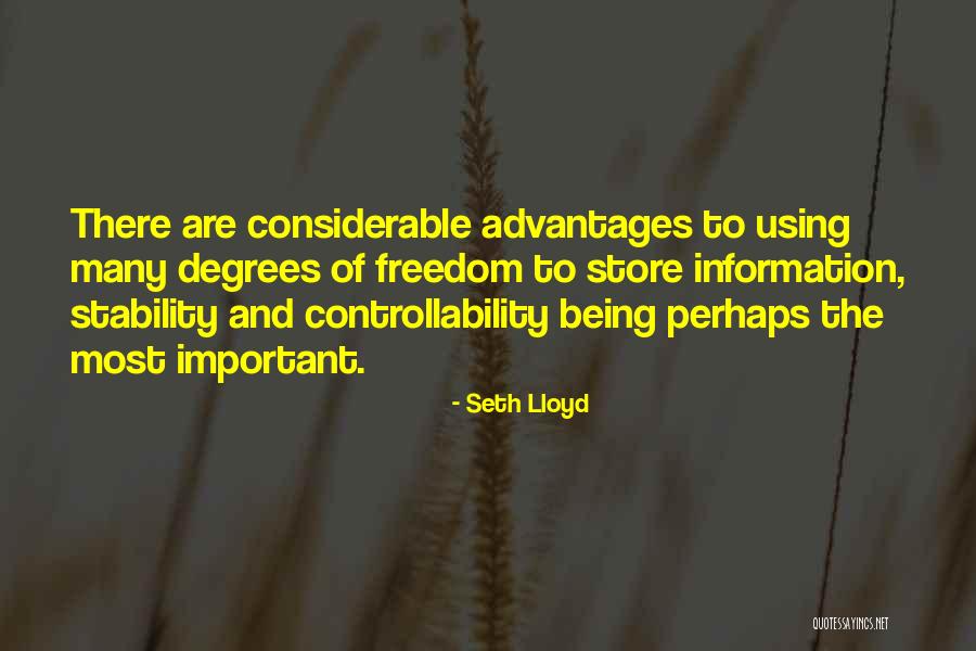 Advantages Of Using Quotes By Seth Lloyd