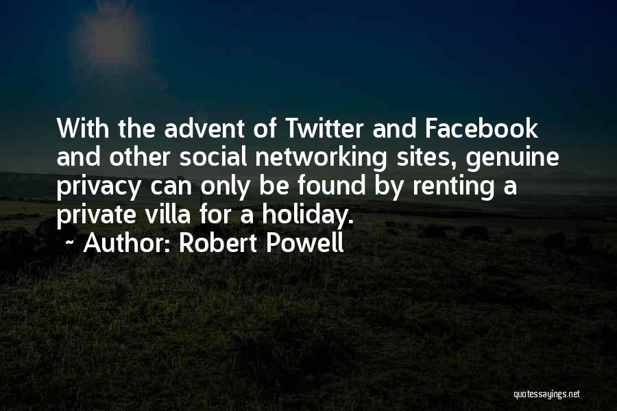 Advent Quotes By Robert Powell