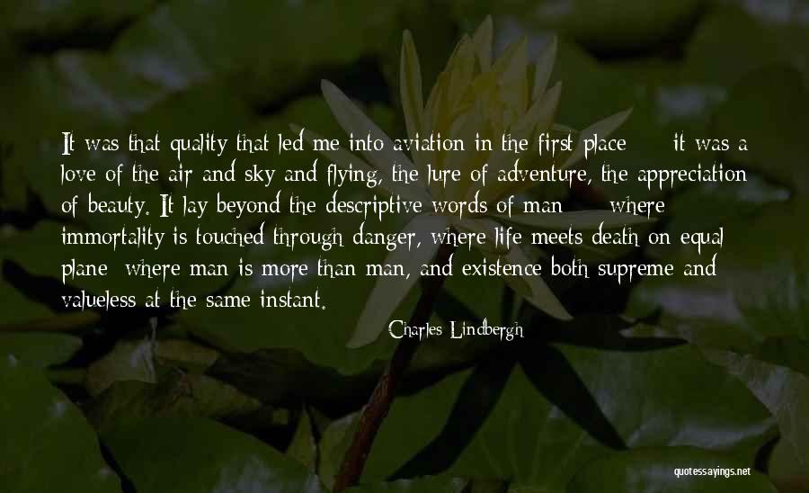 Adventure And Beauty Quotes By Charles Lindbergh