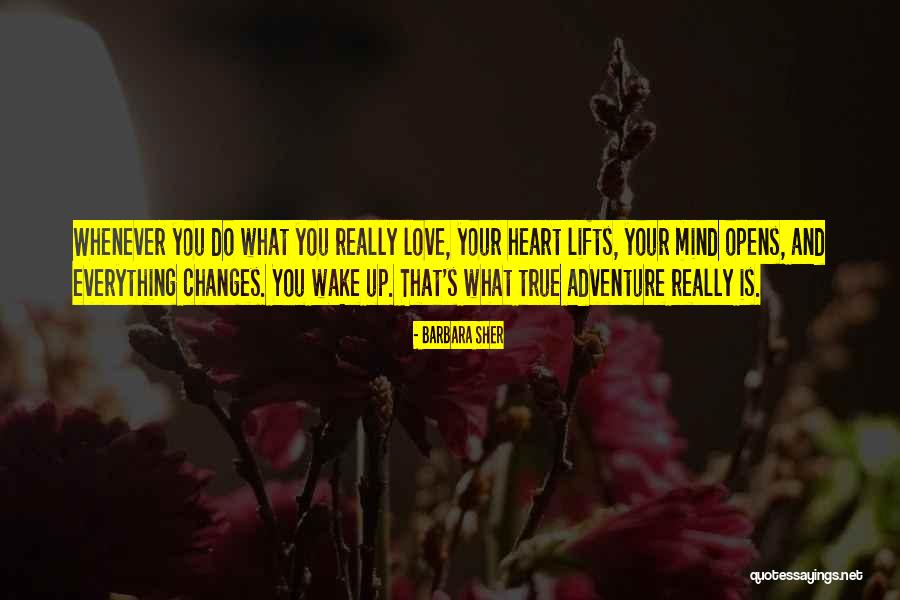 Adventure And Love Quotes By Barbara Sher Adventure And Love Quotes By Barbara Sher