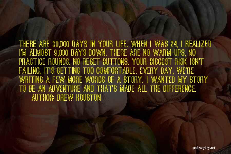 Adventure And Risk Quotes By Drew Houston