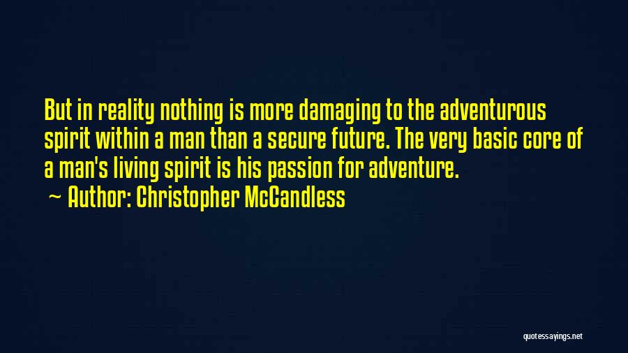 Adventure Core Quotes By Christopher McCandless