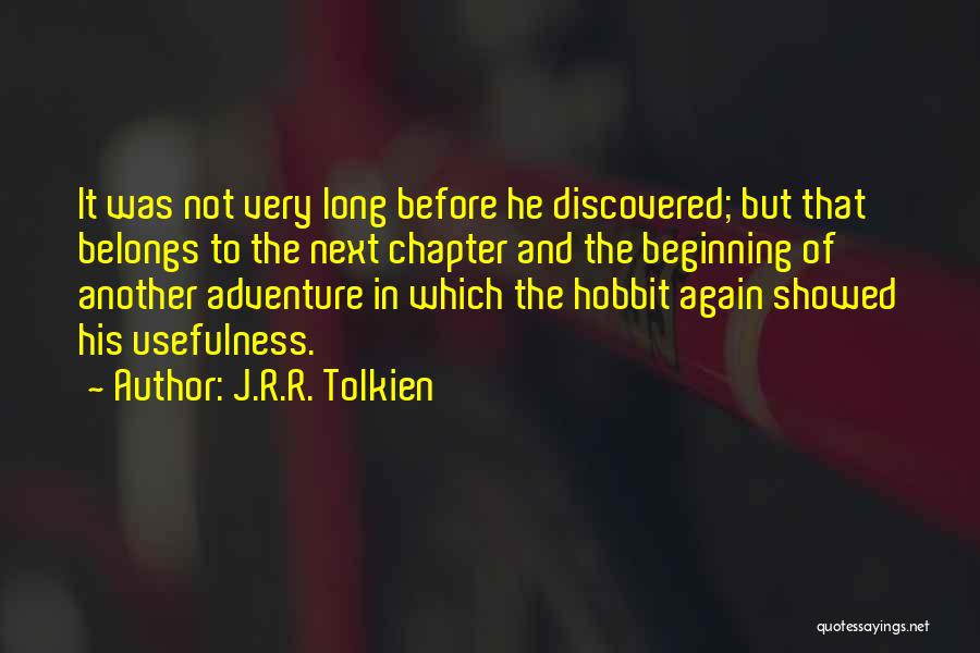 Adventure From The Hobbit Quotes By J.R.R. Tolkien