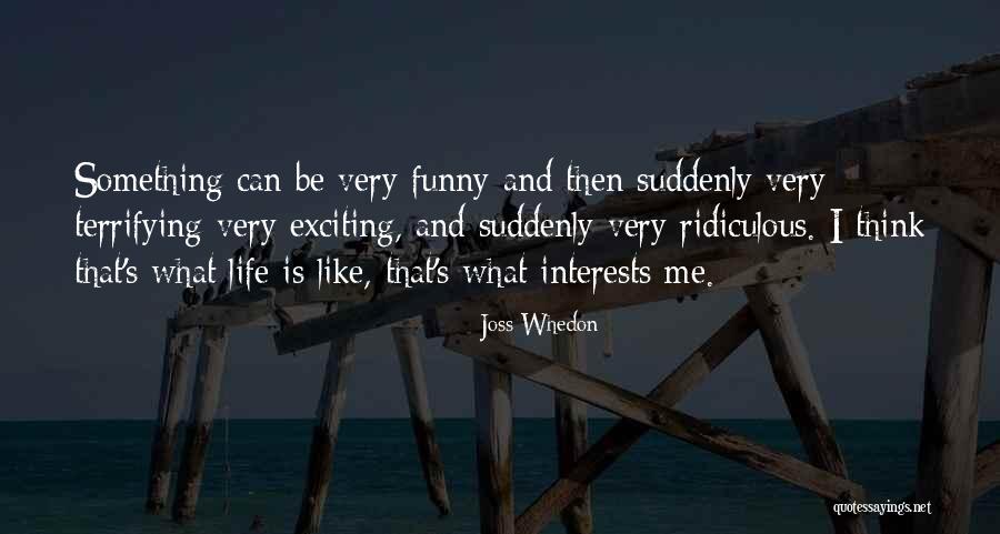 Adventure Funny Quotes By Joss Whedon