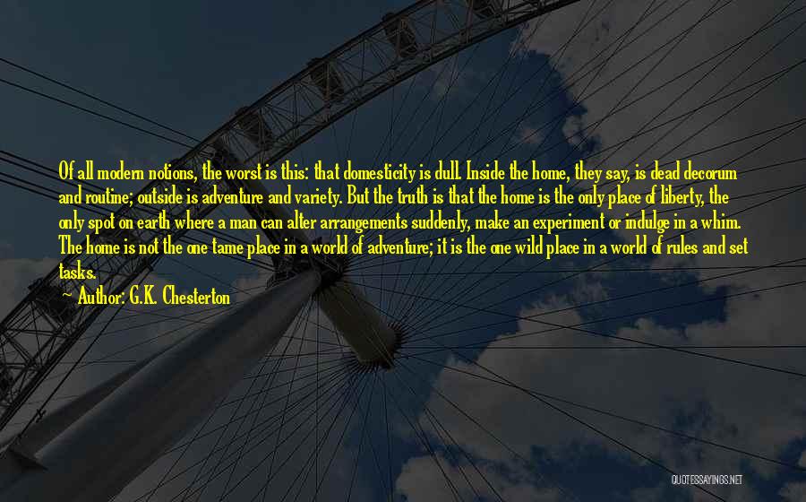 Adventure Into The Wild Quotes By G.K. Chesterton