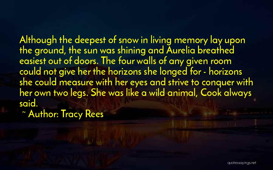 Adventure Into The Wild Quotes By Tracy Rees