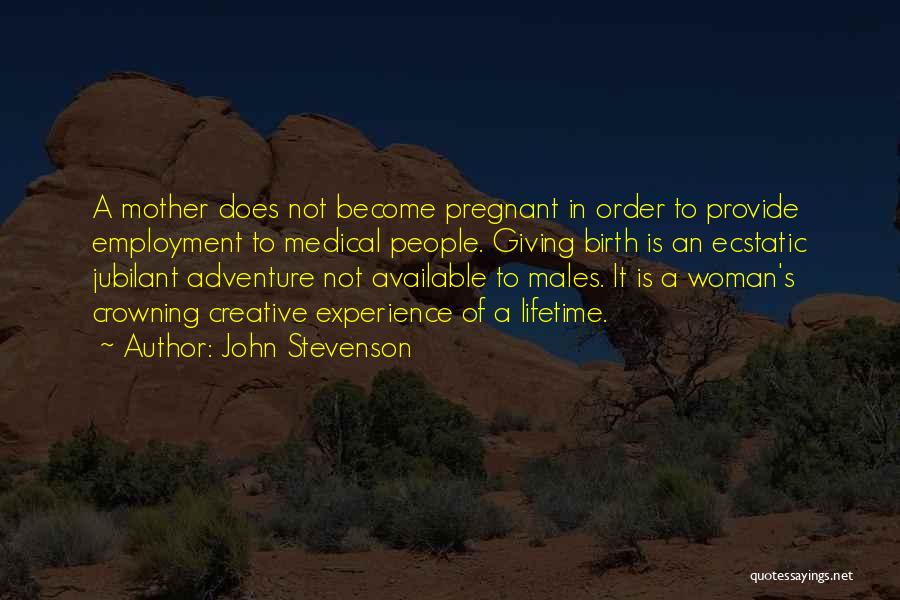 Adventure Of A Lifetime Quotes By John Stevenson