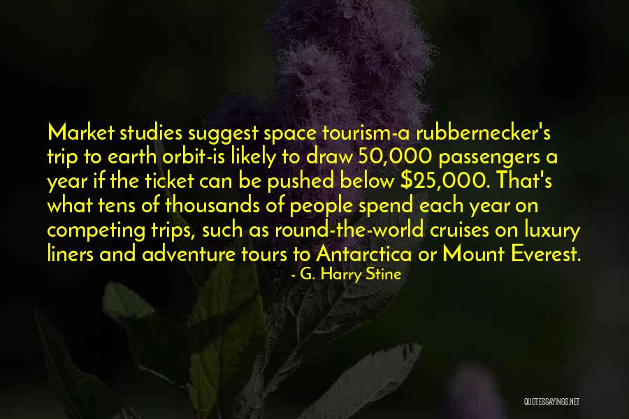 Adventure Tourism Quotes By G. Harry Stine