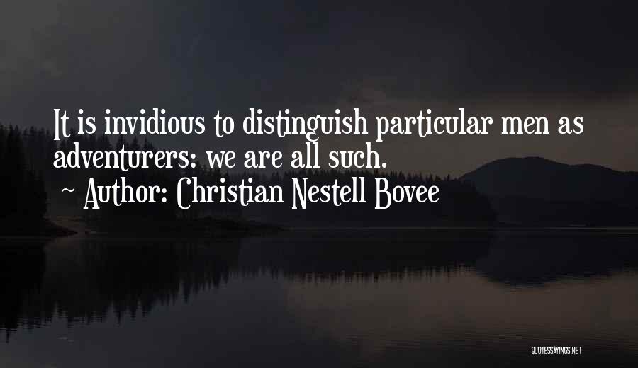 Adventurers Quotes By Christian Nestell Bovee