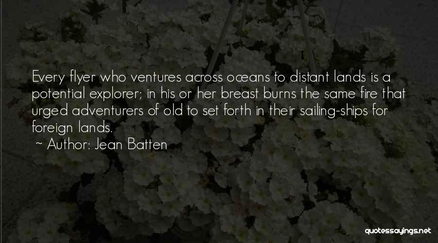 Adventurers Quotes By Jean Batten