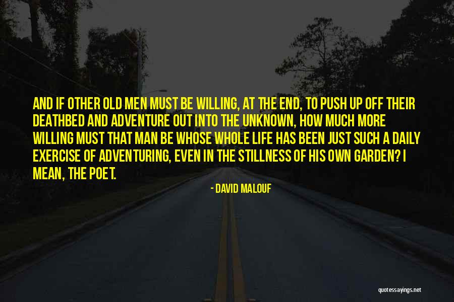 Adventuring With You Quotes By David Malouf Adventuring With You Quotes By David Malouf