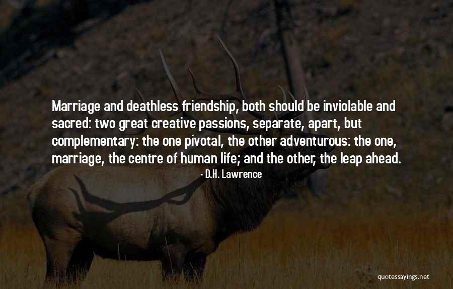 Adventurous Life Quotes By D.H. Lawrence