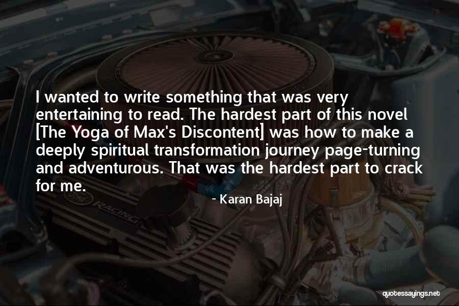 Adventurous Quotes By Karan Bajaj