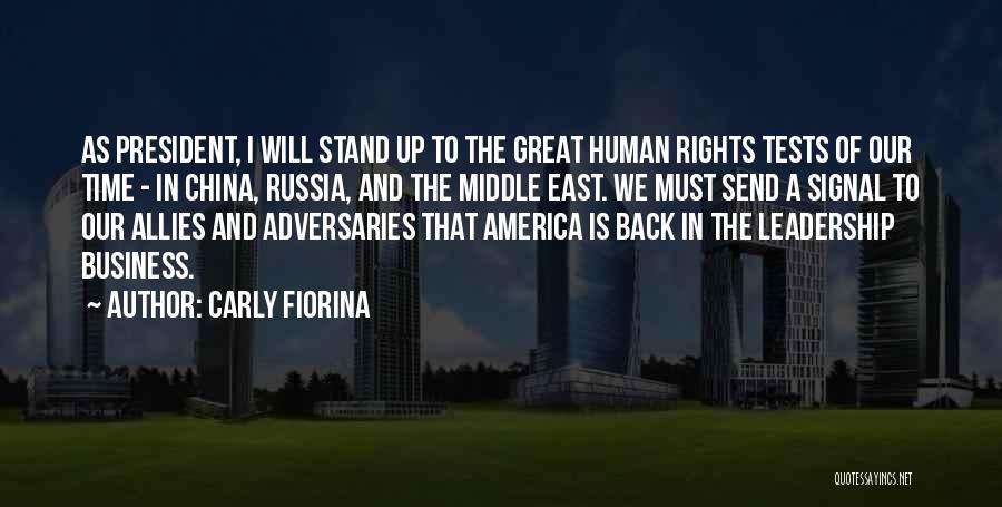 Adversaries Quotes By Carly Fiorina