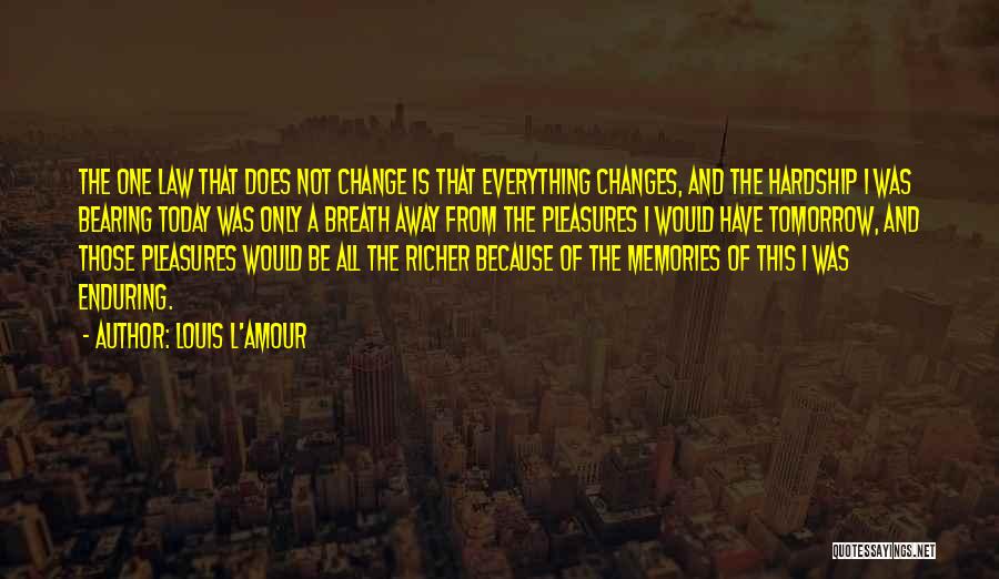 Adversity And Change Quotes By Louis L'Amour