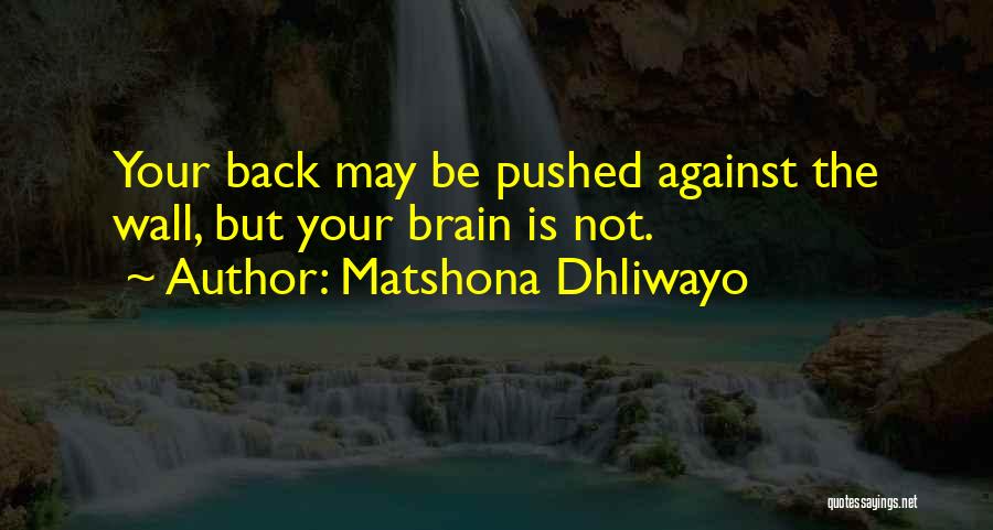 Adversity And Perseverance Quotes By Matshona Dhliwayo