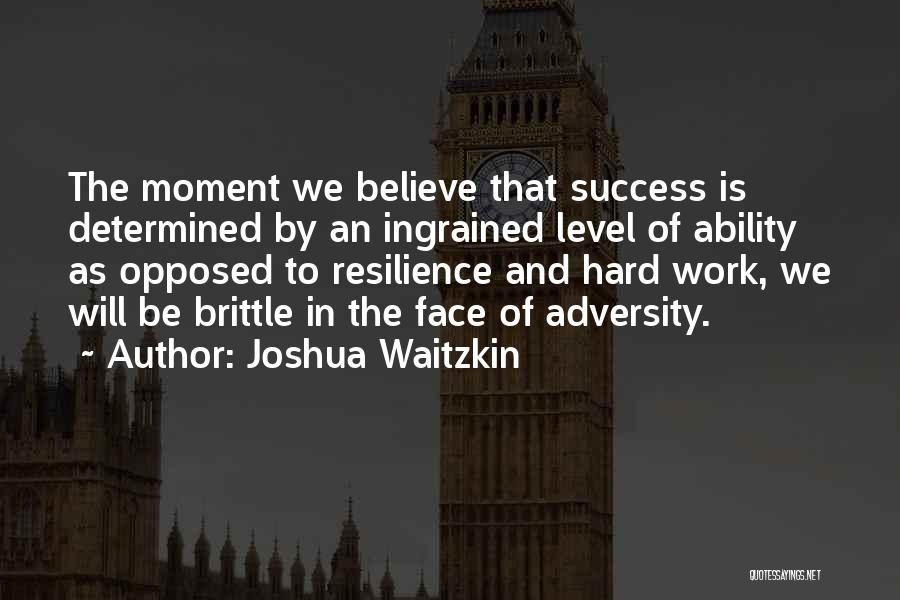 Adversity At Work Quotes By Joshua Waitzkin