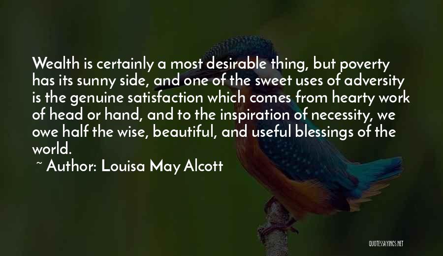 Adversity At Work Quotes By Louisa May Alcott