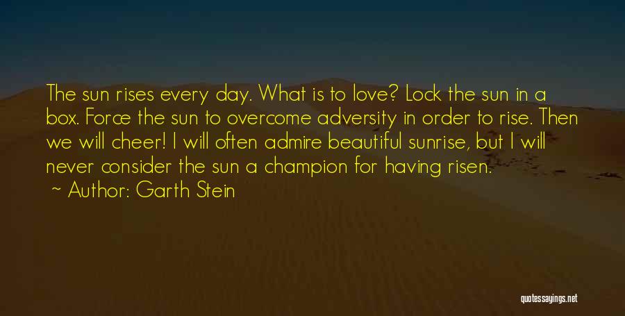 Adversity In Love Quotes By Garth Stein