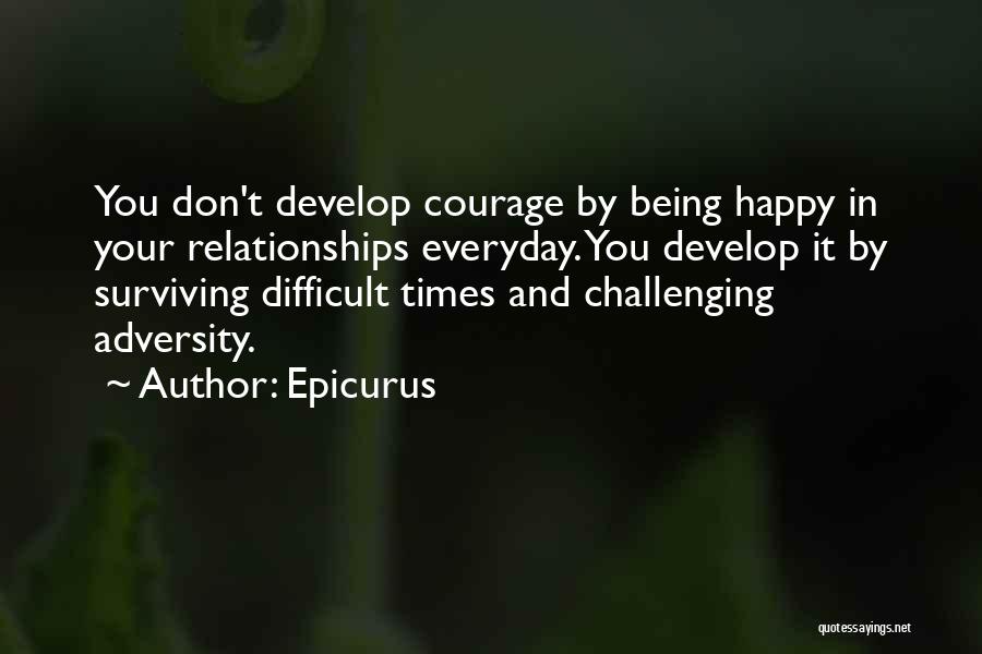 Adversity In Relationships Quotes By Epicurus