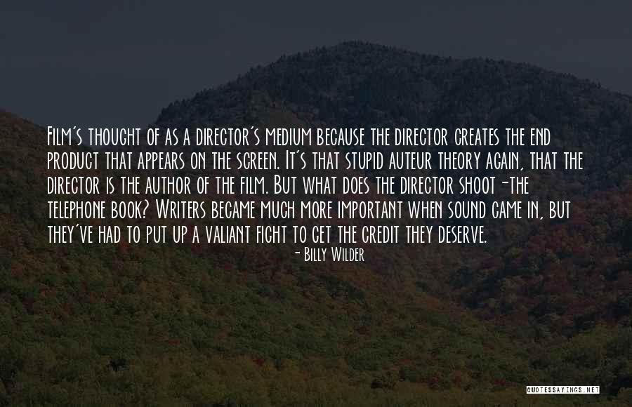 Advertently Means Quotes By Billy Wilder Advertently Means Quotes By Billy Wilder