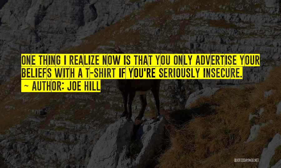 Advertise Quotes By Joe Hill