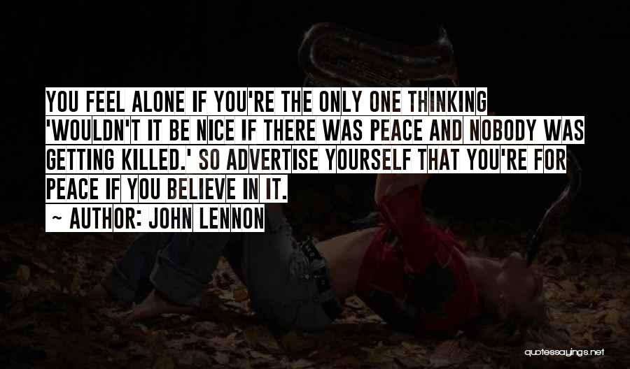 Advertise Quotes By John Lennon