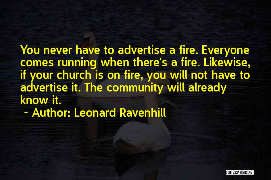 Advertise Quotes By Leonard Ravenhill