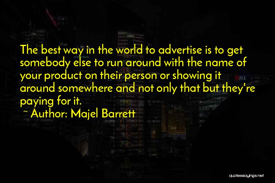 Advertise Quotes By Majel Barrett