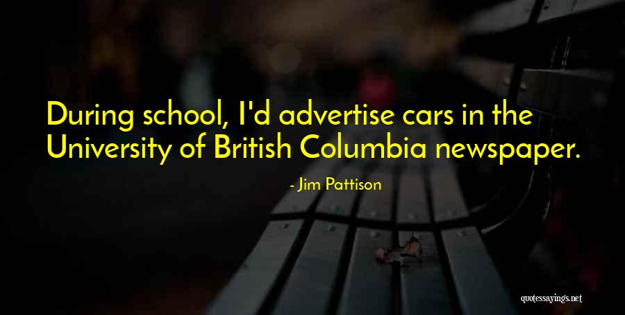 Advertise Yourself Quotes By Jim Pattison Advertise Yourself Quotes By Jim Pattison