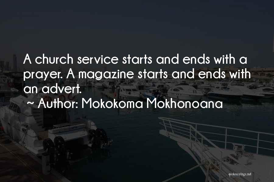 Advertisements In Magazines Quotes By Mokokoma Mokhonoana