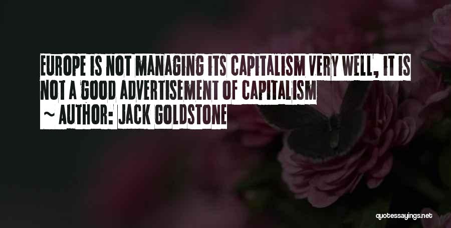 Advertisements Quotes By Jack Goldstone