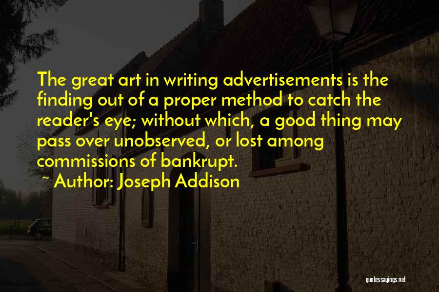 Advertisements Quotes By Joseph Addison