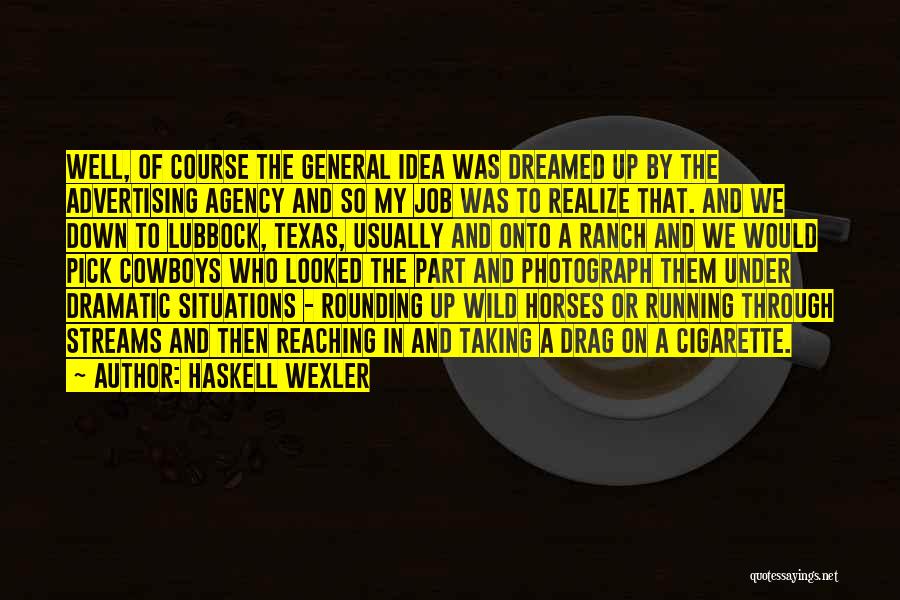 Advertising Agency Quotes By Haskell Wexler