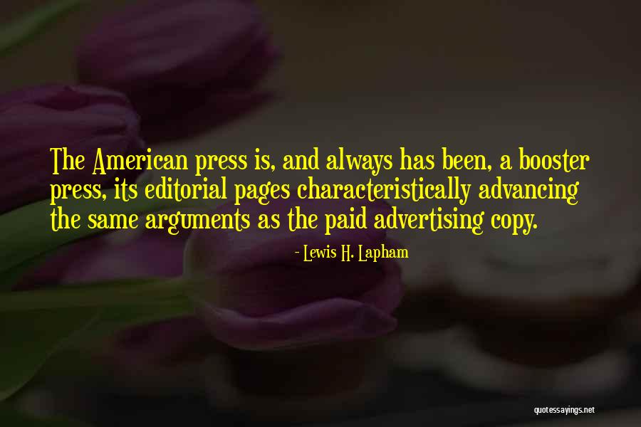 Advertising Copy Quotes By Lewis H. Lapham Advertising Copy Quotes By Lewis H. Lapham