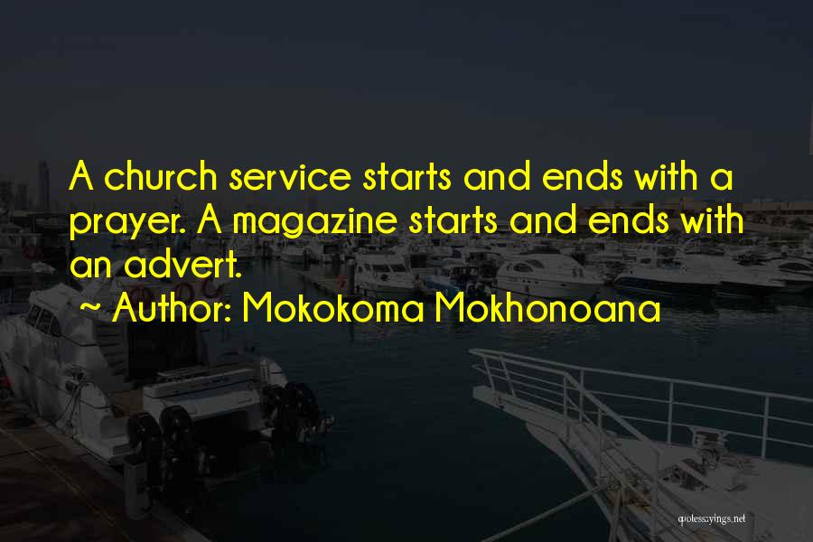 Advertising In Magazines Quotes By Mokokoma Mokhonoana