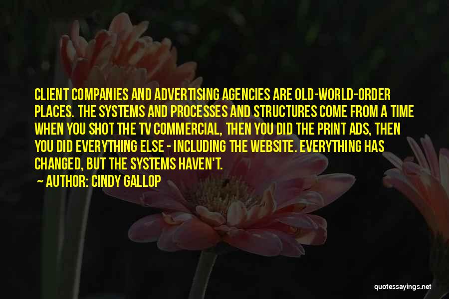 Advertising On Tv Quotes By Cindy Gallop