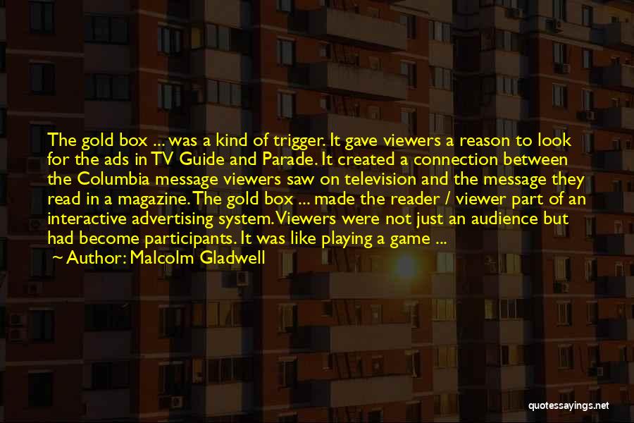 Advertising On Tv Quotes By Malcolm Gladwell