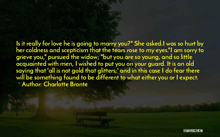 Advice For Marriage Quotes By Charlotte Bronte