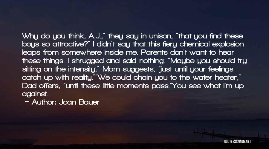 Advice From Parents Quotes By Joan Bauer