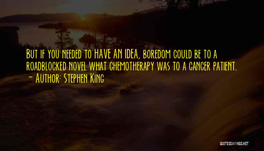 Advice Not Needed Quotes By Stephen King