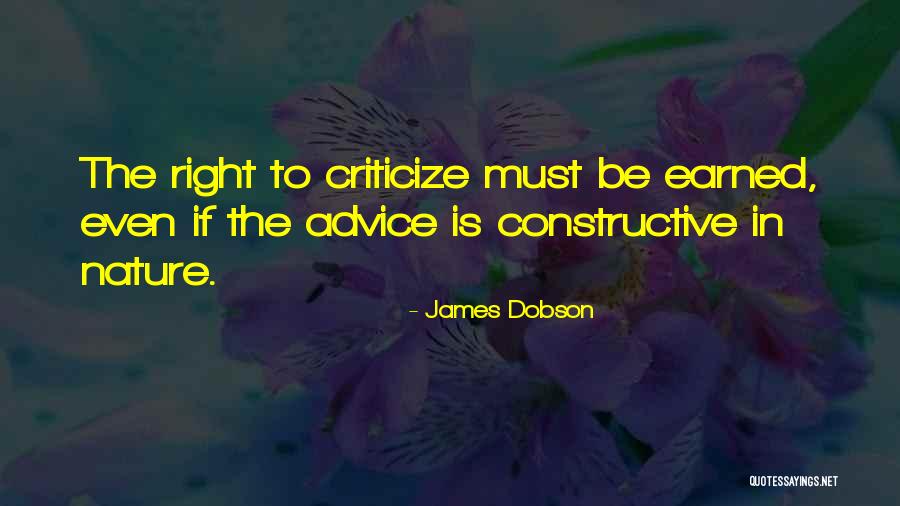 Advice Quotes By James Dobson