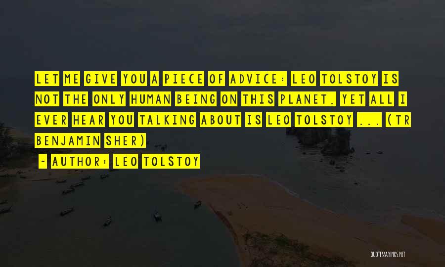 Advice Quotes By Leo Tolstoy