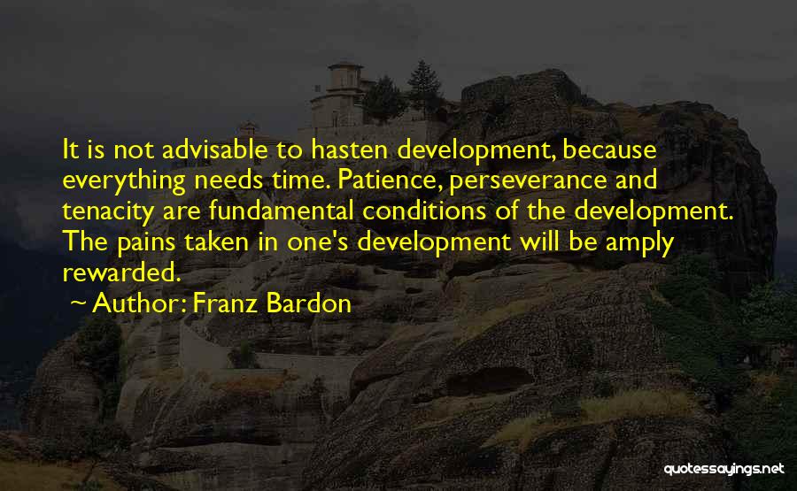 Advisable Quotes By Franz Bardon