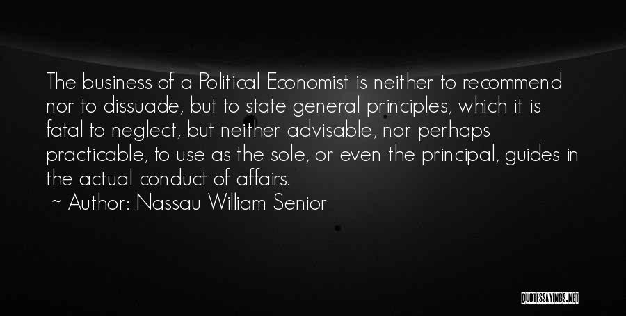 Advisable Quotes By Nassau William Senior