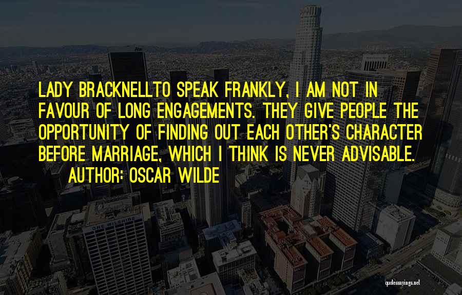 Advisable Quotes By Oscar Wilde